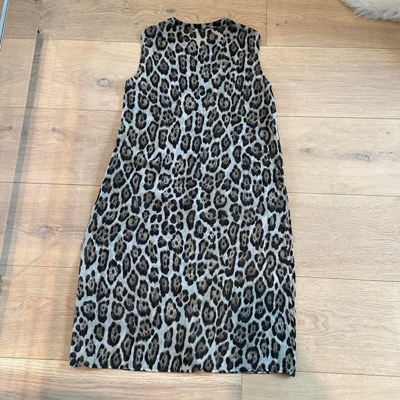 Zara Cheetah Print Sleeveless Button Down - Picture 3 of 3
